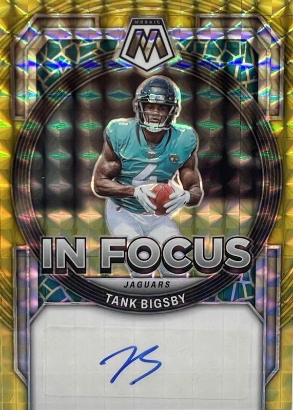 Tank Bigsby 2023 Mosaic #IF-TB In Focus Signatures - Gold /10 Rookie BGS 9