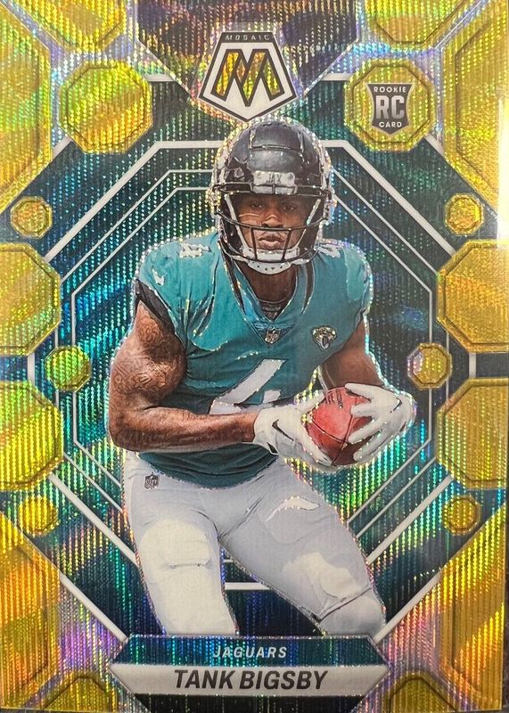 Tank Bigsby 2023 Mosaic #364 Gold Wave /17 Rookie SGC 9.5