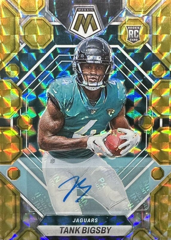 Tank Bigsby 2023 Mosaic #364 Rookie Autographs - Gold /10 Rookie RAW