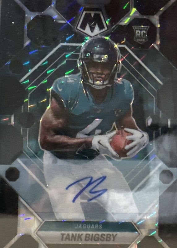 Tank Bigsby 2023 Mosaic #364 Rookie Autographs - Black /1 Rookie RAW