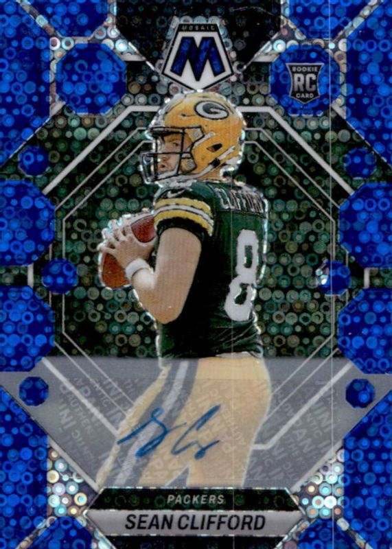 Sean Clifford 2023 Mosaic #361 Rookie Autographs - No Huddle Blue Rookie SGC 10