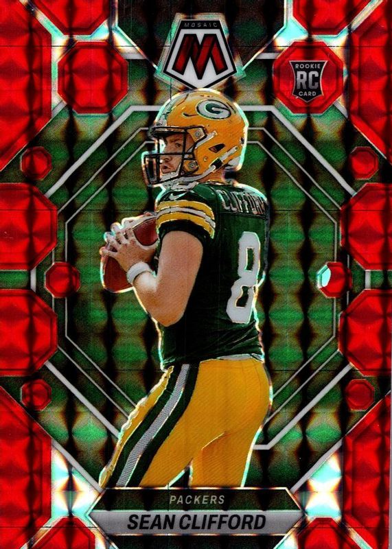 Sean Clifford 2023 Mosaic #361 Red Rookie RAW