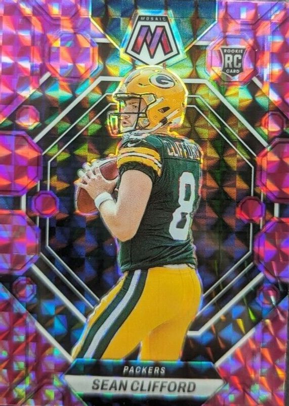 Sean Clifford 2023 Mosaic #361 Pink Camo Rookie SGC 10