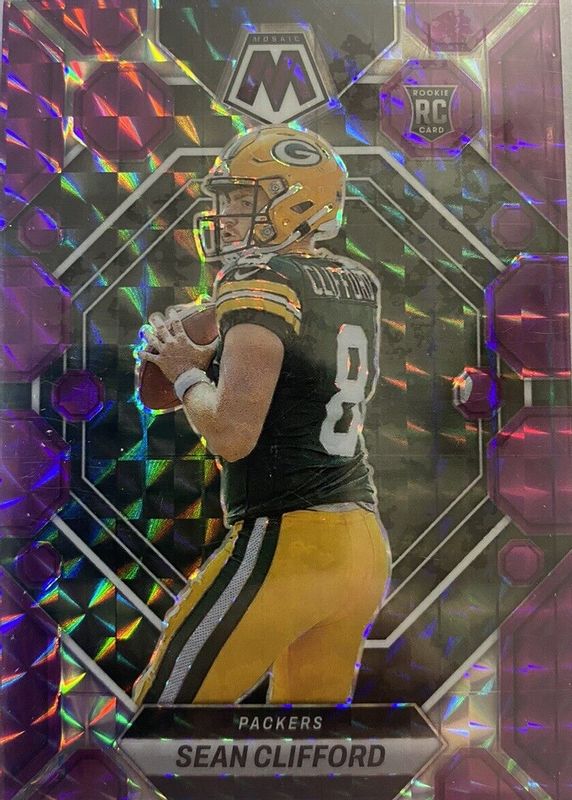 Sean Clifford 2023 Mosaic #361 Purple /49 Rookie SGC 9.5