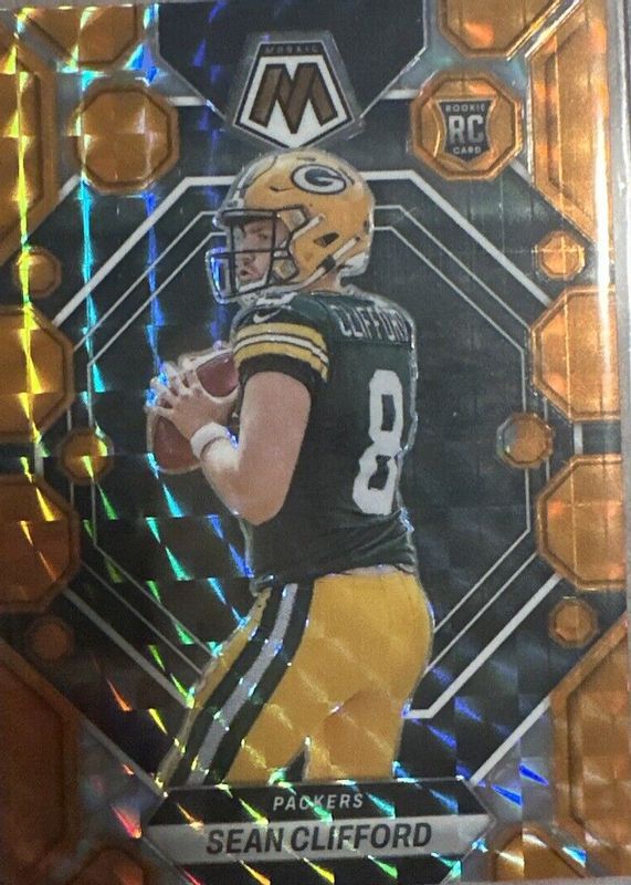 Sean Clifford 2023 Mosaic #361 Orange /199 Rookie SGC 10