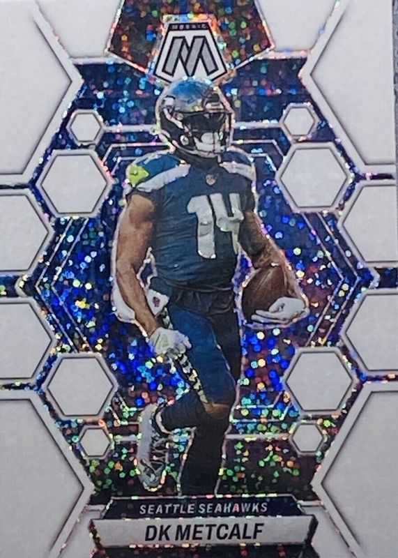 DK Metcalf 2023 Mosaic #222 White Sparkle /(SSP) RAW