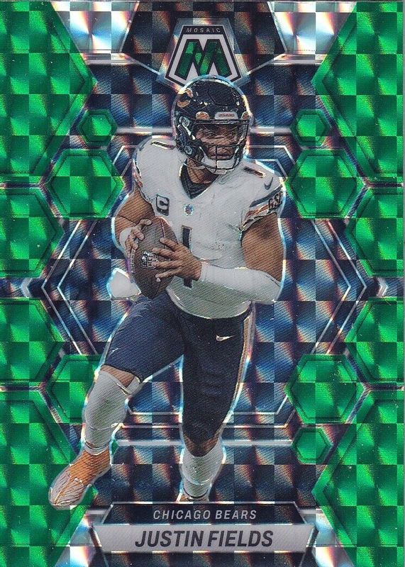 Justin Fields 2023 Mosaic #33 Green SGC 10