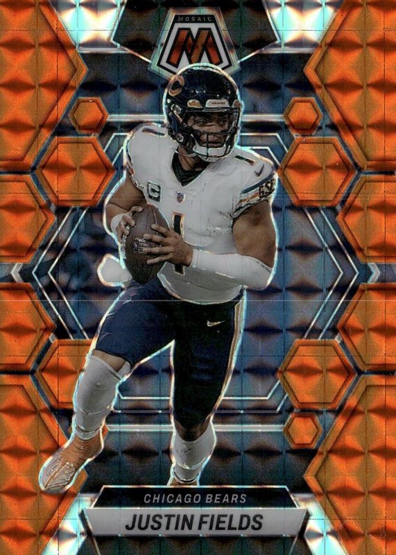 Justin Fields 2023 Mosaic #33 Orange /199 RAW