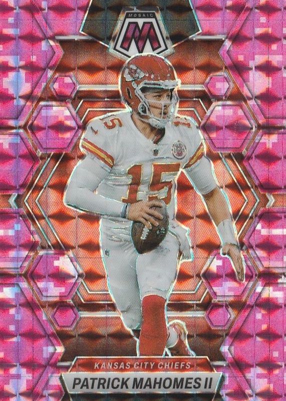 Patrick Mahomes II 2023 Mosaic #109 Pink Camo BGS 10 PRISTINE