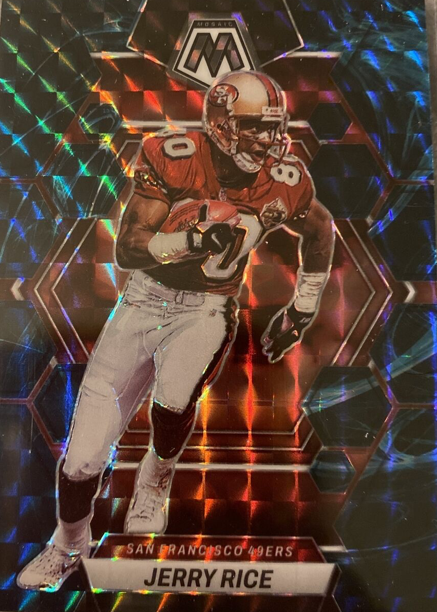 Jerry Rice 2023 Mosaic #219 Genesis /(SSP) Price Guide - Sports