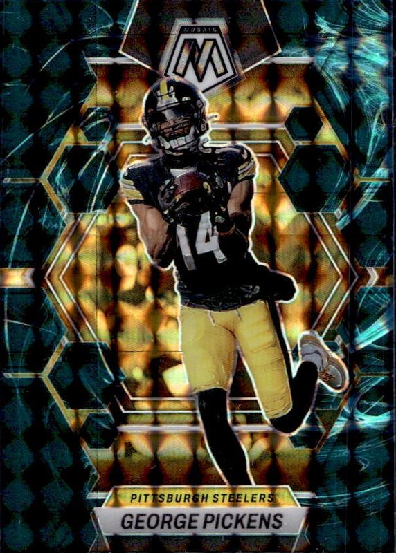 George Pickens 2023 Mosaic #203 Genesis /(SSP) Price Guide