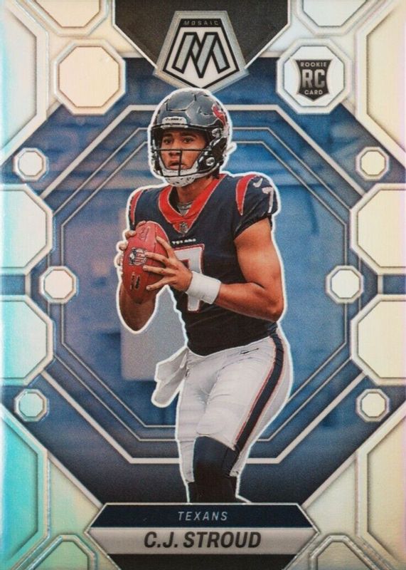 CJ Stroud 2023 Mosaic #292 Silver Rookie SGC 9.5