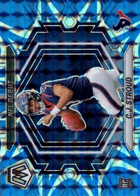 2023 Mosaic #ND-3 NFL Debut - Reactive Blue