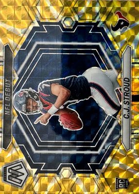 2023 Mosaic #ND-3 NFL Debut - Reactive Yellow