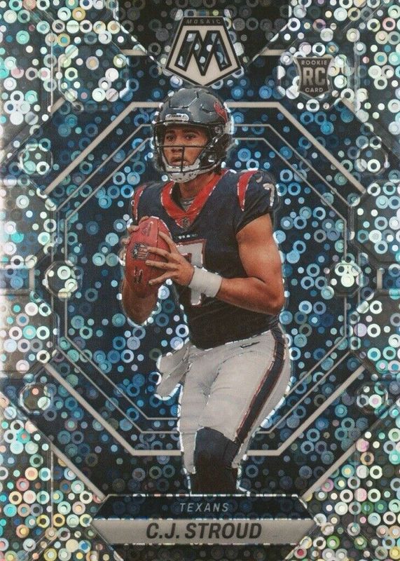 CJ Stroud 2023 Mosaic #292 No Huddle Rookie SGC 9