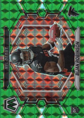 2023 Mosaic #ND-9 NFL Debut - Green