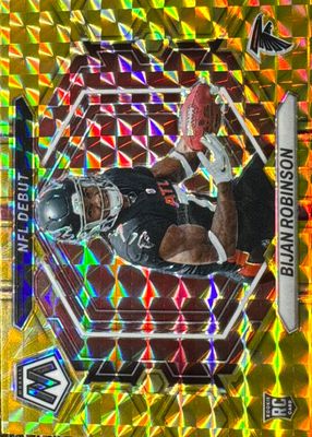 2023 Mosaic #ND-9 NFL Debut - Reactive Yellow