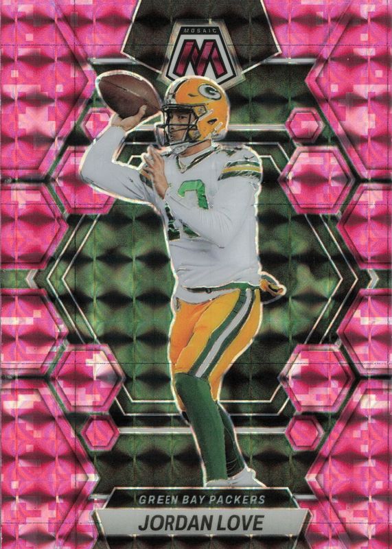 Jordan Love 2023 Mosaic #83 Pink Camo SGC 10