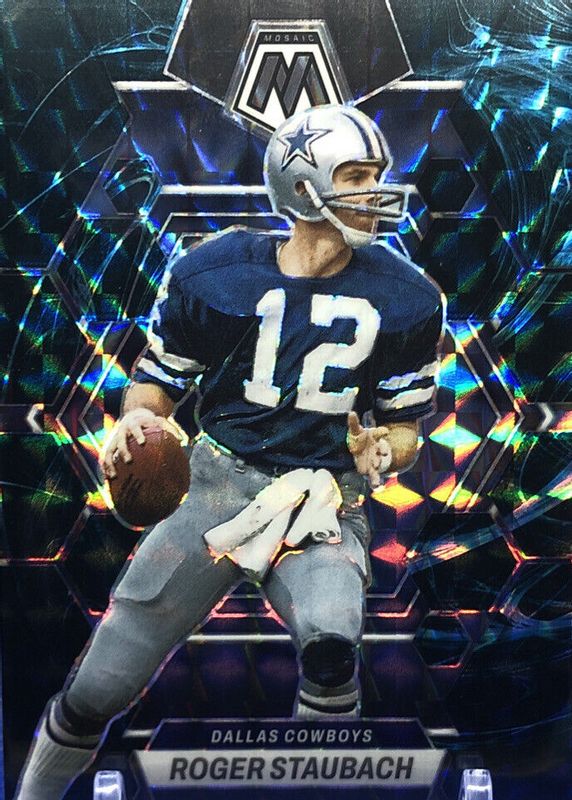 Roger Staubach 2023 Mosaic #63 Genesis /(SSP) RAW