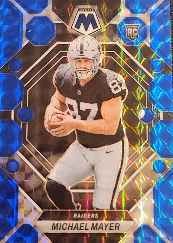 Michael Mayer 2023 Mosaic #349 Blue /99 Rookie RAW