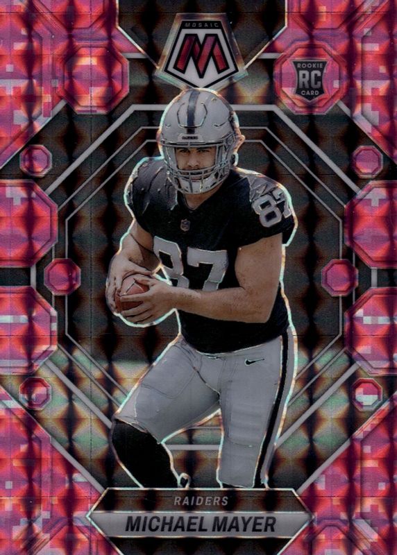 Michael Mayer 2023 Mosaic #349 Pink Camo Rookie PSA 10