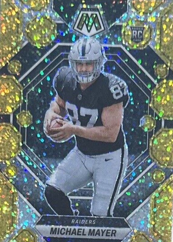 Michael Mayer 2023 Mosaic #349 Gold Sparkle /24 Rookie RAW