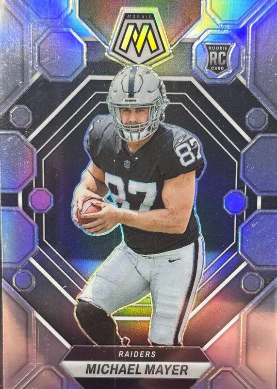 Michael Mayer 2023 Mosaic #349 Silver Rookie RAW
