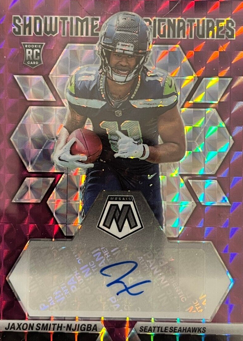 Jaxon Smith-Njigba 2023 Mosaic #SS-JSN Showtime Signatures
