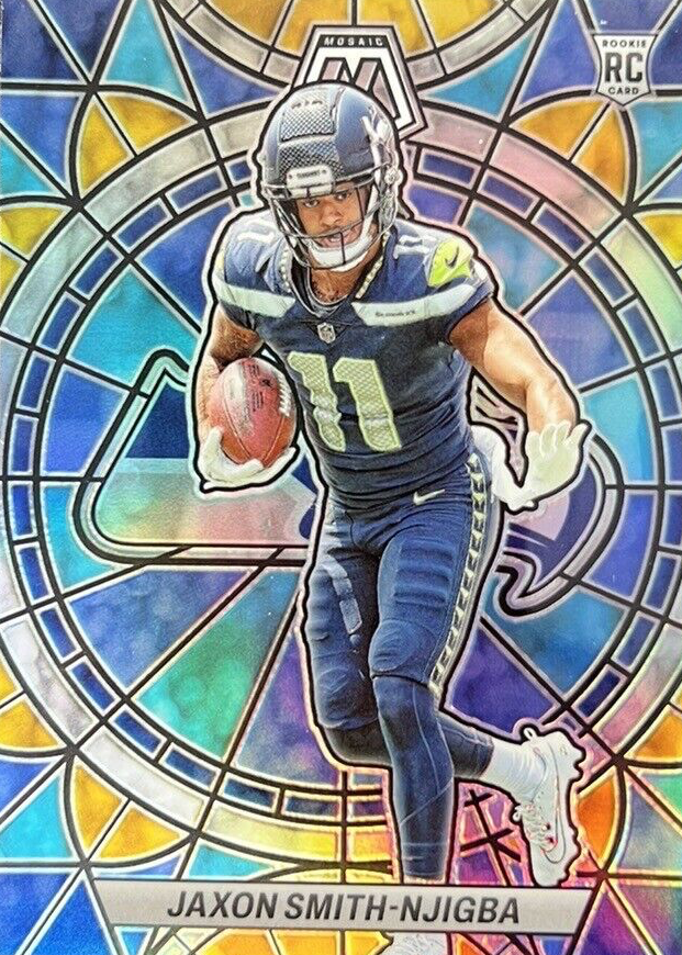 Jaxon Smith-Njigba 2023 Mosaic #SG-28 Stained Glass /(SSP) Price