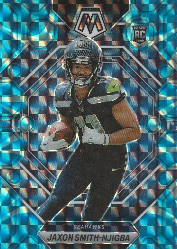 Jaxon Smith-Njigba 2023 Mosaic #331 Reactive Blue Price