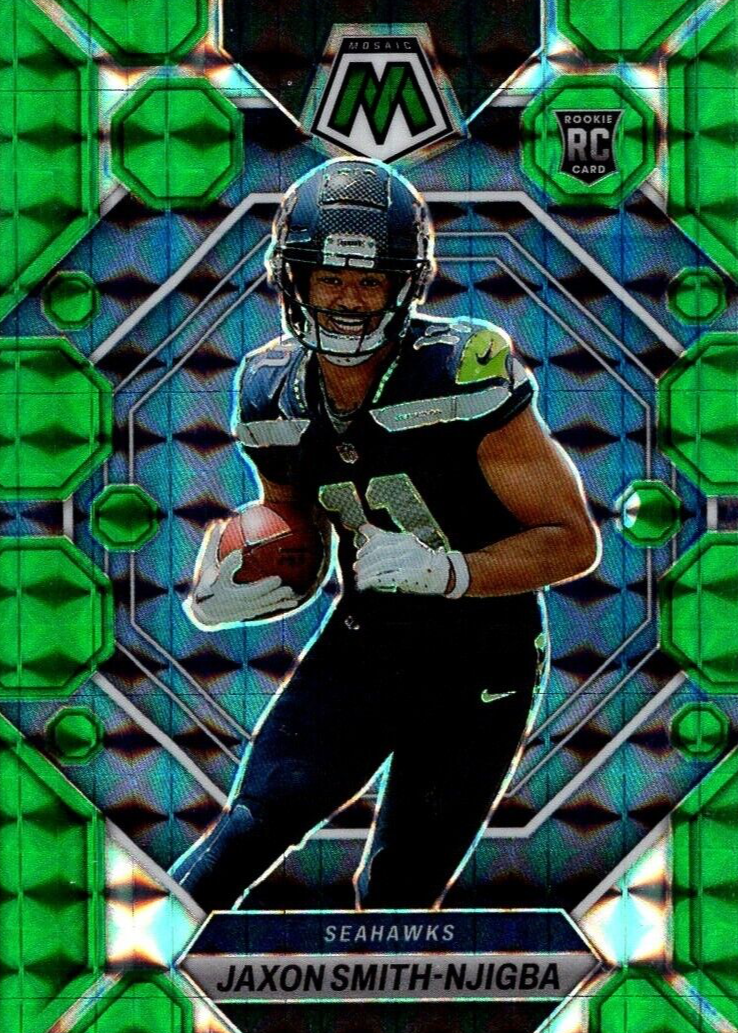 Jaxon Smith-Njigba 2023 Mosaic #331 Green Price Guide - Sports