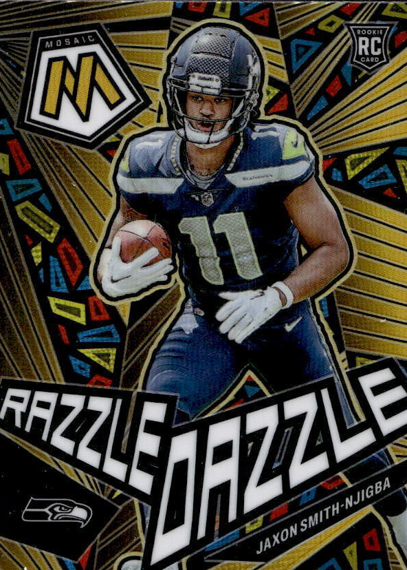 Jaxon Smith-Njigba 2023 Mosaic #RD-27 Razzle Dazzle /(SSP