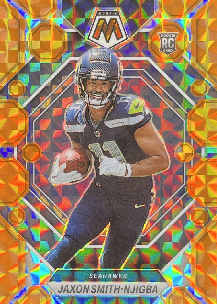 Jaxon Smith-Njigba 2023 Mosaic #331 Orange /199 Price Guide