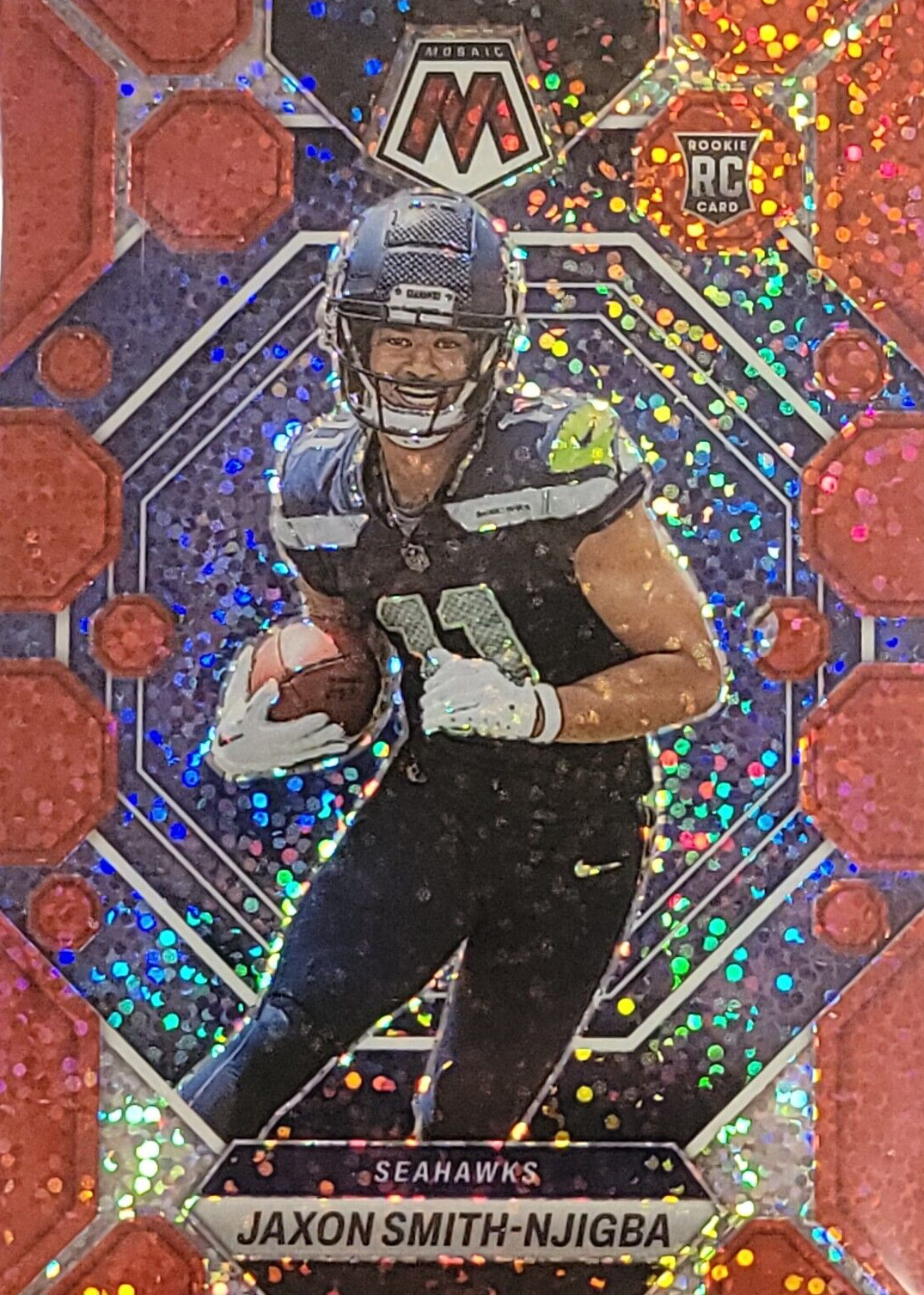 Jaxon Smith-Njigba 2023 Mosaic #331 Red Sparkle /(SSP) Price Guide