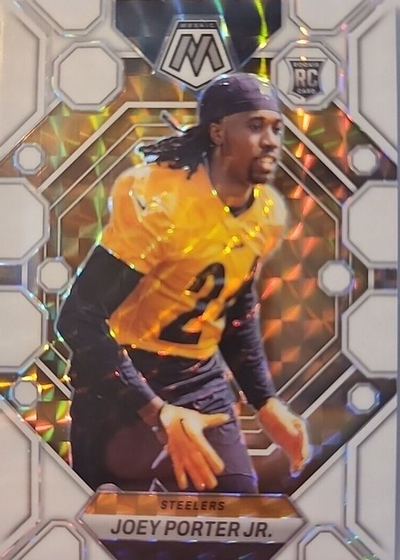 Joey Porter Jr. 2023 Mosaic #335 White /25 Rookie SGC 10