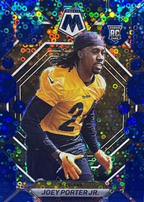 Joey Porter Jr. 2023 Mosaic #335 No Huddle Blue /75 Rookie SGC 10