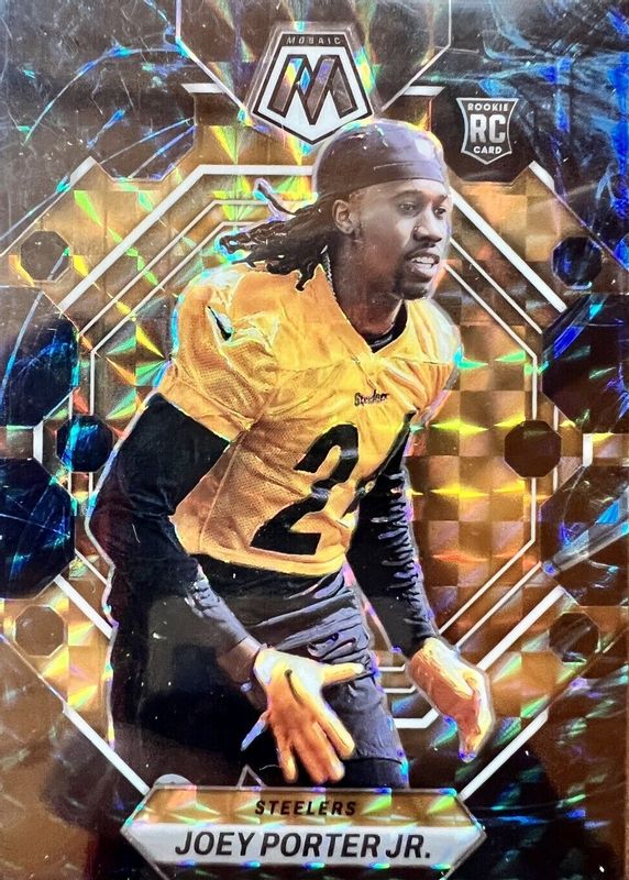 Joey Porter Jr. 2023 Mosaic #335 Genesis /(SSP) Rookie SGC 10