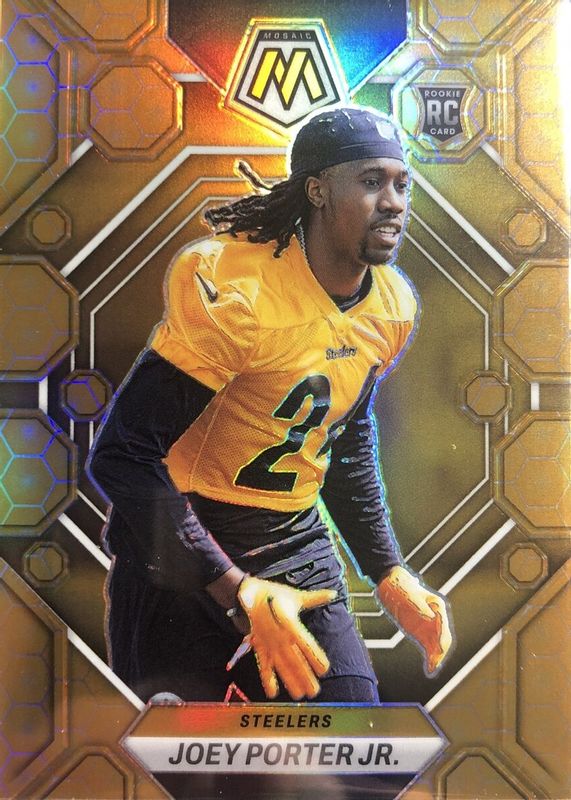 Joey Porter Jr. 2023 Mosaic #335 Honeycomb /(SSP) Rookie BGS 9.5