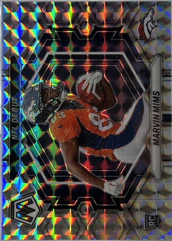 Marvin Mims Jr. 2023 Mosaic #ND-13 NFL Debut - Mosaic Rookie RAW