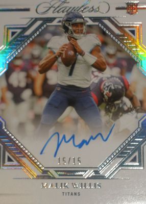 2022 Flawless #RFS-MW Rookie Frame Signatures - Silver (/15)