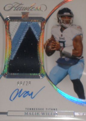 2022 Flawless #RPA-MW Rookie Patch Auto - Silver /20