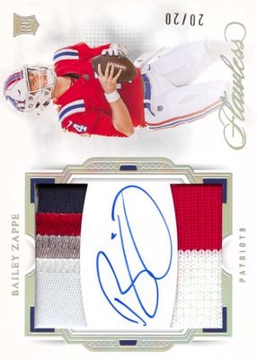 2022 Flawless #RDP-BZ Rookie Dual Patch Auto - Silver /20