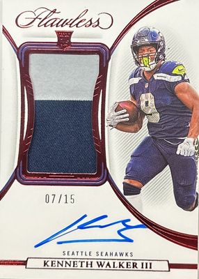 2022 Flawless #RPA-KW Rookie Patch Auto - Ruby /15