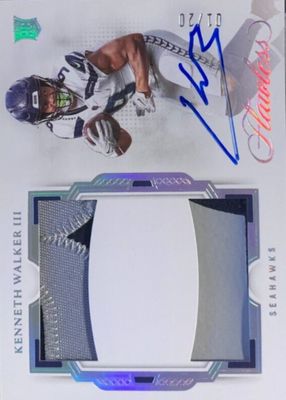 2022 Flawless #RDP-KW Rookie Dual Patch Auto - Silver /20