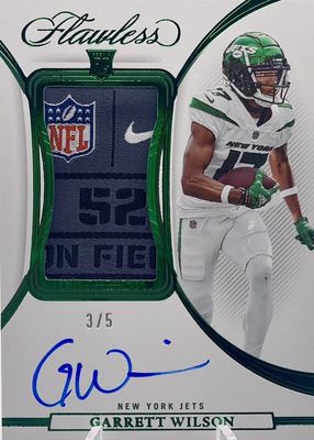 2022 Flawless #RPA-GW Rookie Patch Auto - Emerald /5