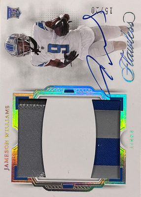 2022 Flawless #RDP-JW Rookie Dual Patch Auto - Silver /20
