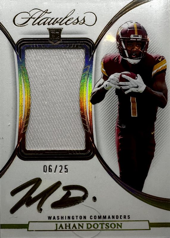 2022 Flawless #RPA-JD Rookie Patch Auto /25