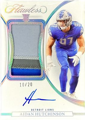 2022 Flawless #RPA-AH Rookie Patch Auto - Silver /20