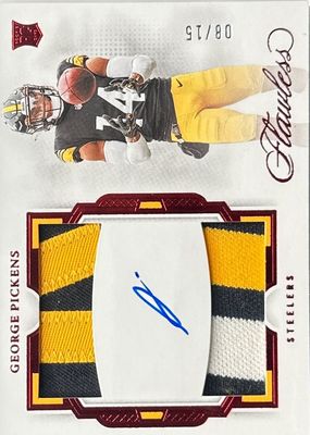 2022 Flawless #RDP-GP Rookie Dual Patch Auto - Ruby /15