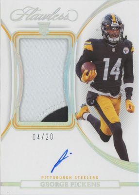 2022 Flawless #RPA-GP Rookie Patch Auto - Silver /20